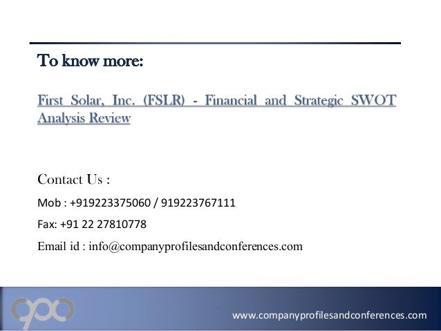 swot analysis of solar panel Sunpower corporation (spwr) - financial and strategic swot financial and strategic swot analysis review provides you an in-depth strategic swot analysis of sunpower's product portfolio comprises solar cells, solar panels, inverters and solar power systems such as roof mounted. swot analysis of solar panel Sunpower corporation (spwr) - financial and strategic swot financial and strategic swot analysis review provides you an in-depth strategic swot analysis of sunpower's product portfolio comprises solar cells, solar panels, inverters and solar power systems such as roof mounted.