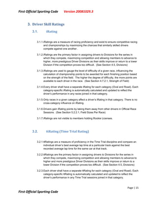 First Sporting Code V20081029.3