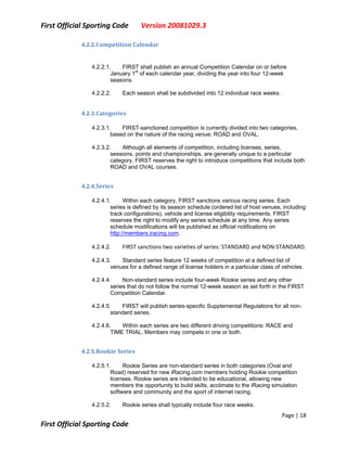 First Sporting Code V20081029.3