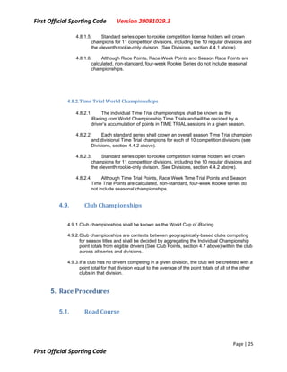 First Sporting Code V20081029.3