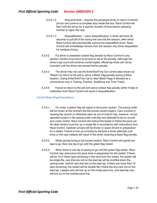 First Sporting Code V20081029.3