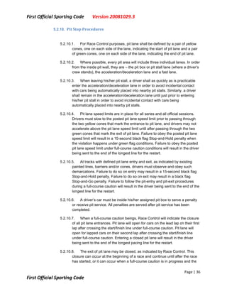 First Sporting Code V20081029.3