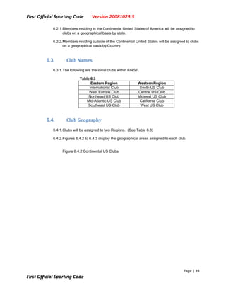 First Sporting Code V20081029.3