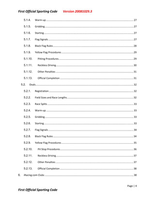 First Sporting Code V20081029.3