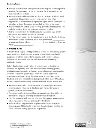 First steps - Reading resource book | PDF