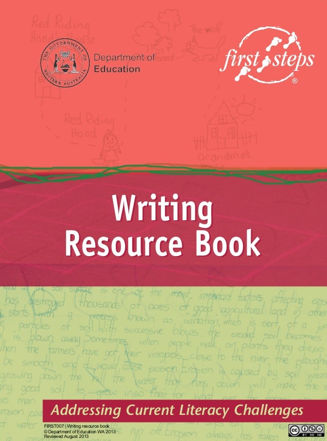 First steps - Writing resource book