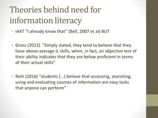 Teaching information literacy skills | PPSX