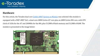 First Steps Developing Embedded Applications using Heterogeneous Multi ...