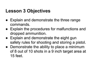 First steps glock lesson 3 4 | PDF