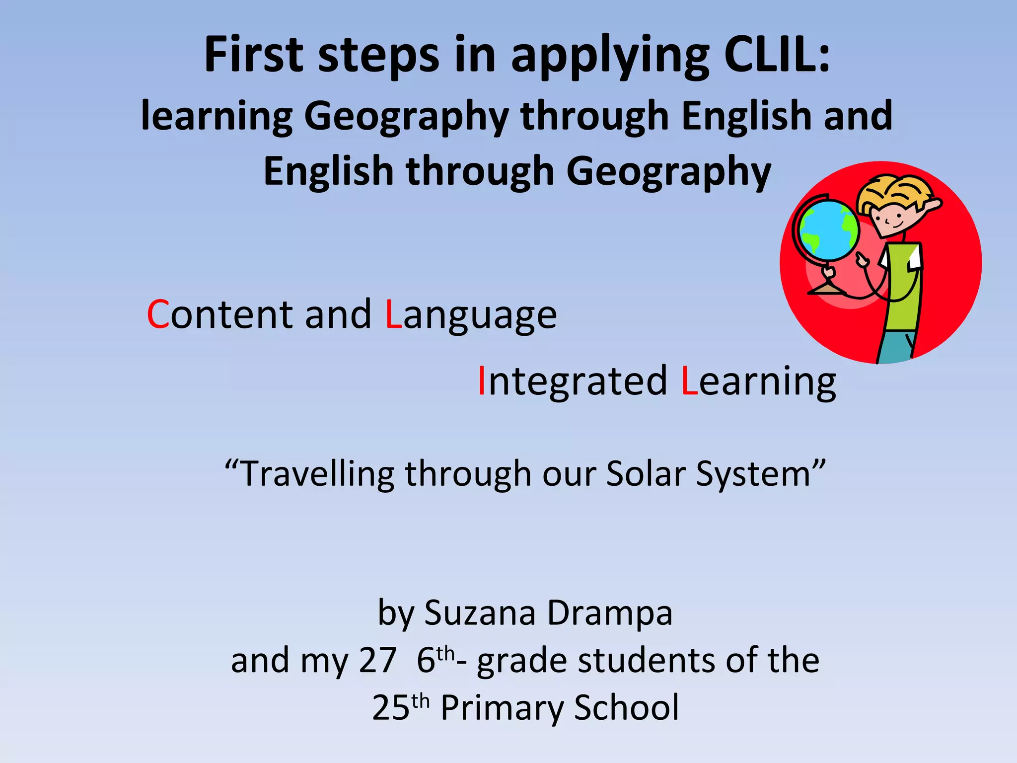 First steps in applying clil | PPT