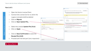 Vector License Manager Window First_Steps_MigrateLicense_vector can.pdf