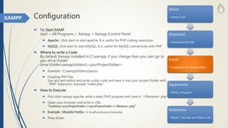First steps of programming with php | PPT