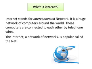 First step to internet | PPT