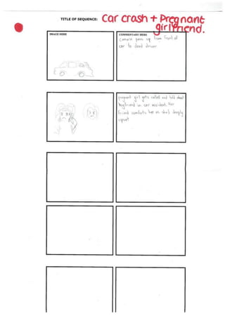 First story boards