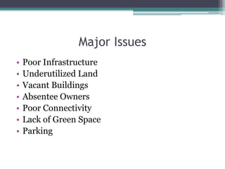 Vacant/Storage lotsDisplayed graph covers University to Springfield and Neil to Fourth.