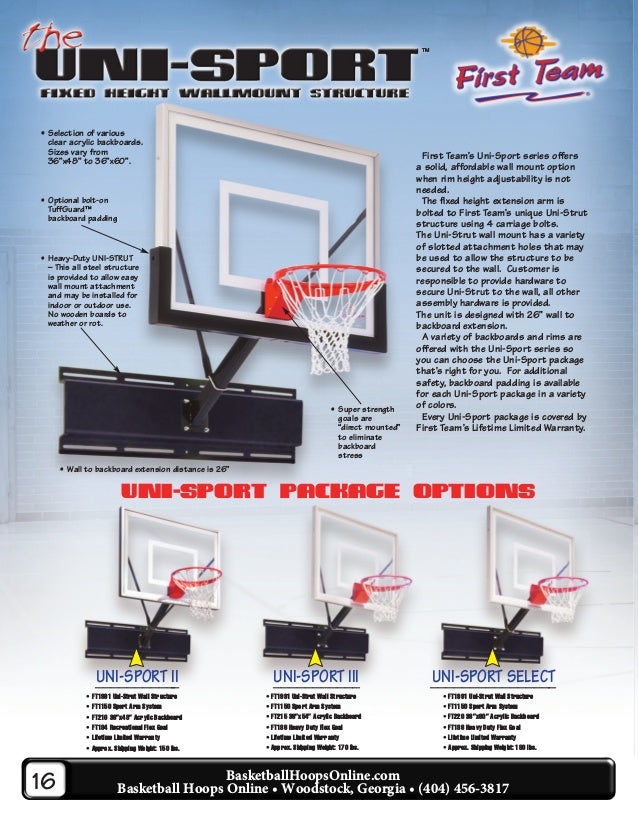 First Team Sports Equipment Catalog 20192020