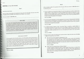 First term c2 writing test (1 page) (2) | PPT
