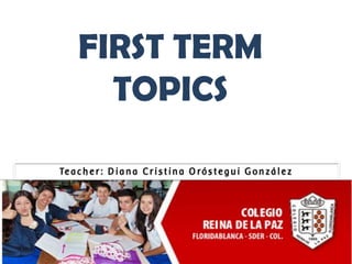 First term topics | PPT