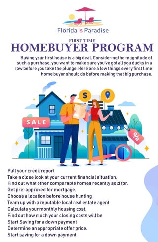 First time home buyer program