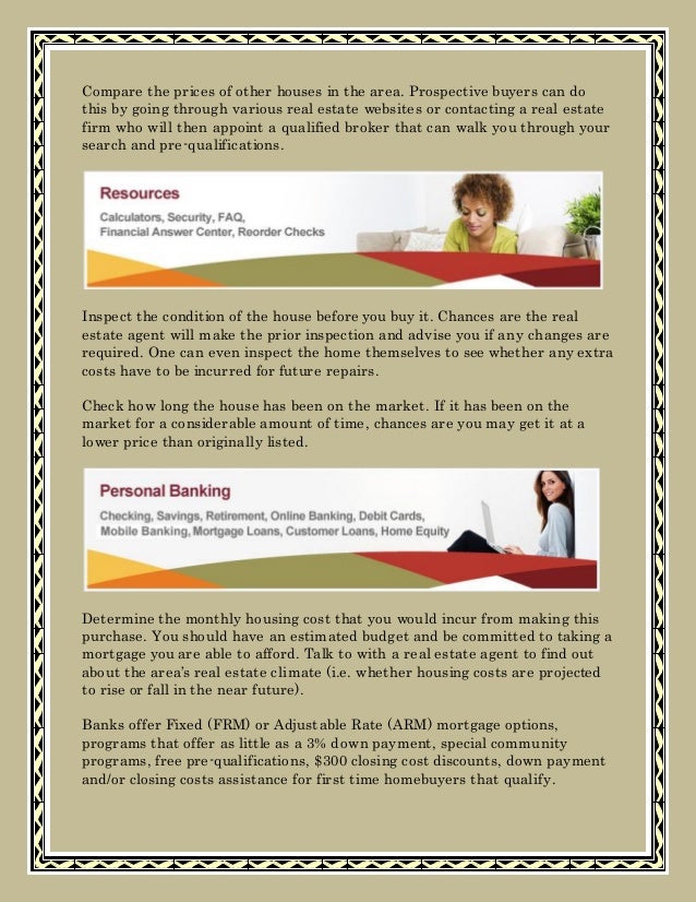 First time home buyer qualifications