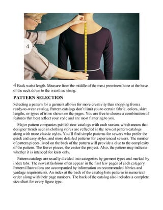 First time sewing step by step basics and easy projects | PDF