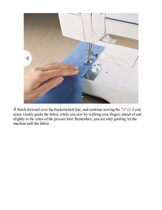 Basic Sewing Process First time sewing step by step basics and easy projects | PDF