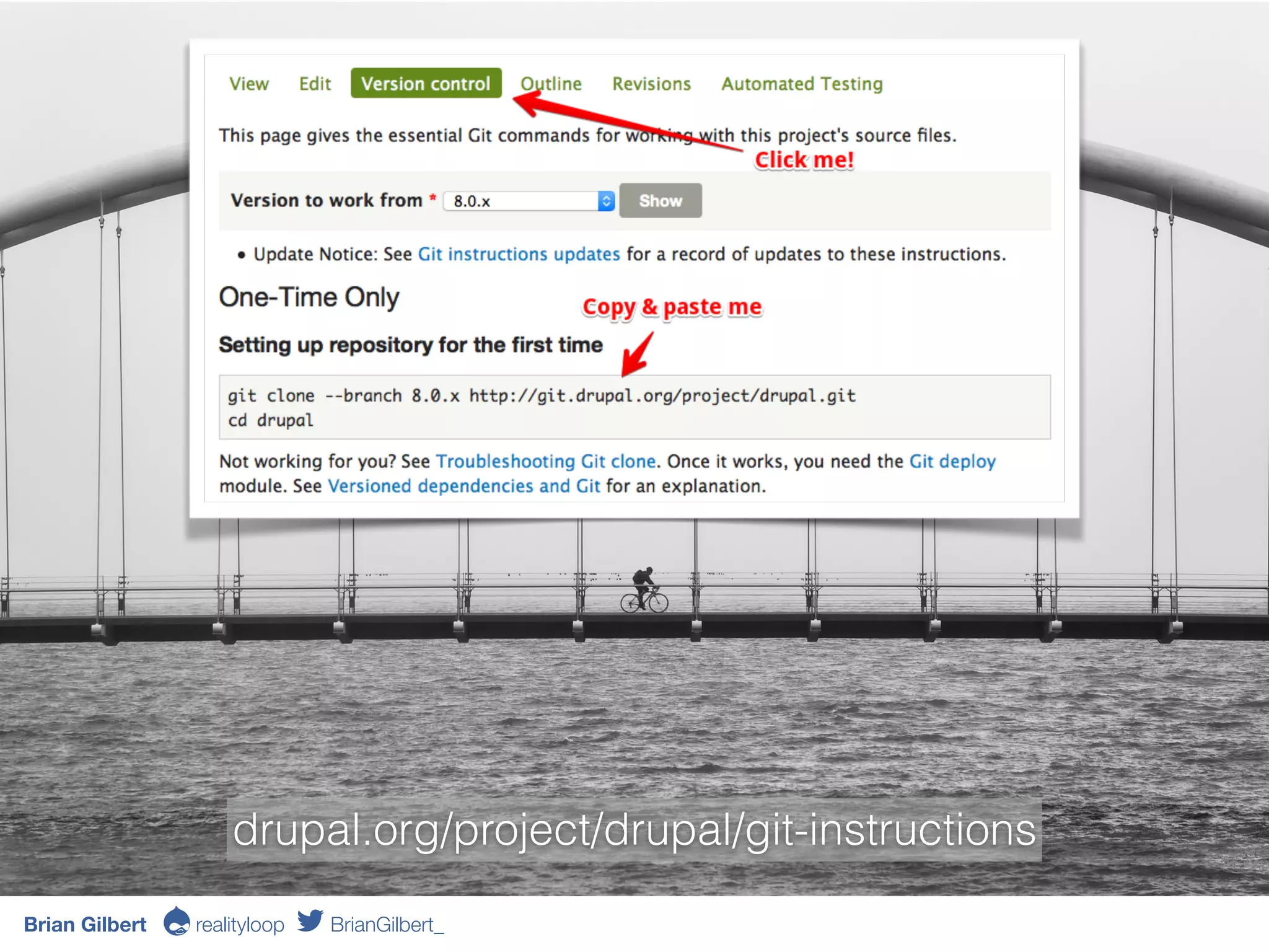 drupal.org/project/drupal/git-instructions
Brian Gilbert Ə realityloop BrianGilbert_
 