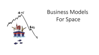 Business Models
For Space
 