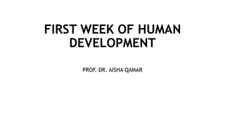 PROF. DR. AISHA QAMAR
 