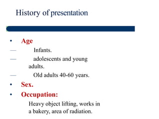 Inspection: JVP
• Patient at 45 ̊̊
• Head turned to the left
• Good lighting
• Verify by:
● Non-palpable
● Augmentation with pressure of the liver/abdomen
(HJR)
● Obliterate with pressure at the root of the neck
● Double wave form
● Changes with posture
● Falls in deep inspiration
 