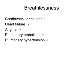 • ■ Roll the patient on to his left side.
Listen at the apex using light pressure
with the bell, to detect the mid-
diastolic and presystolic murmur of
mitral stenosis
 