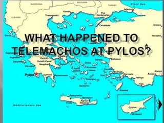 What happened to Telemachos at Pylos? 