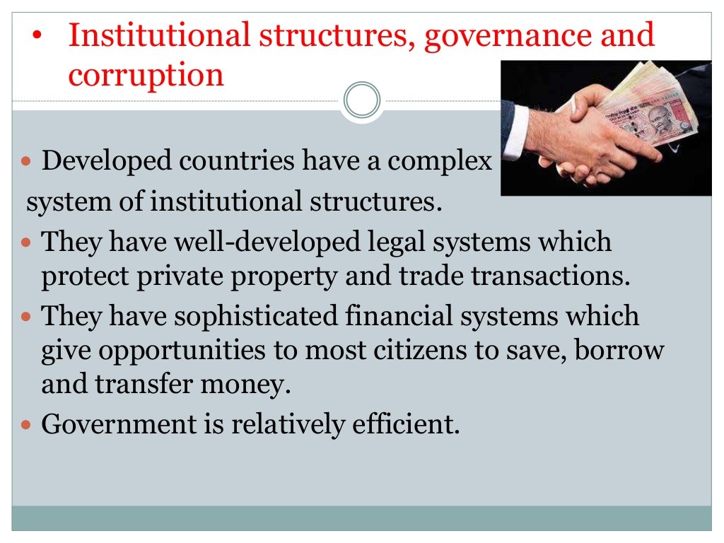 First world n third world comparison