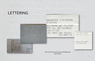 First year portfolio | PDF
