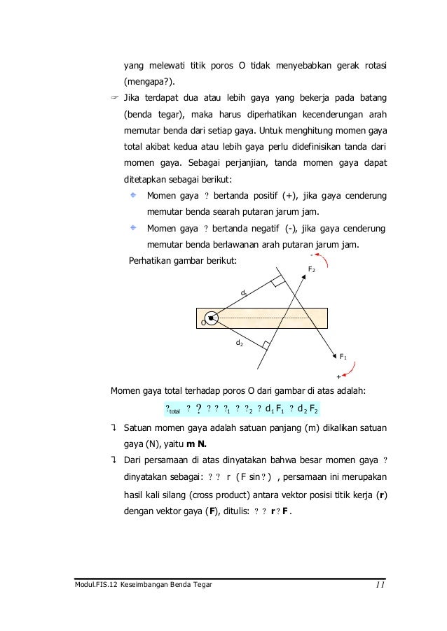 Fis 12 Keseimbangan Benda Tegar
