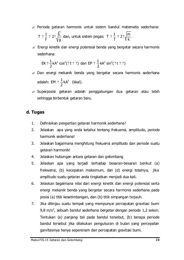 Fis 15getarandangelombang