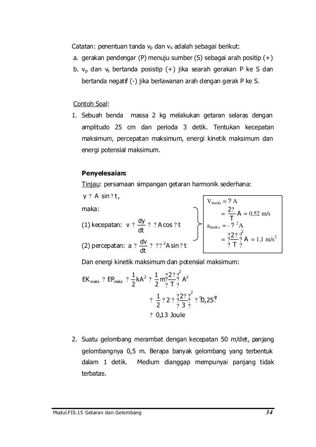 Fis 15 Getaran Dan Gelombang