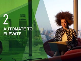 AUTOMATE TO
ELEVATE
 