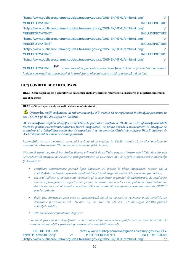 Fisa De Date A Achizitiei 2016