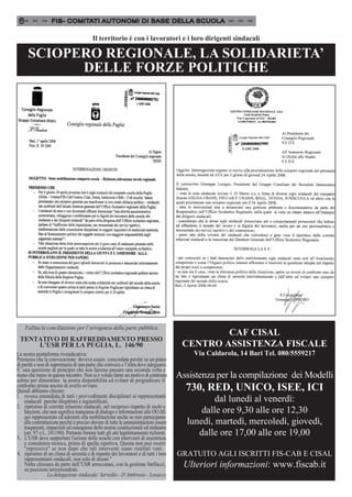 Notiziario Fiscab Marzo-Aprile 2008