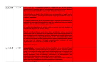 Art 01.02.41-   A1.T2.8   Article 01.02.41- La déduction prévue à l’article 01. 02. 40 est accordée
                          annuellement à condition que les investissements réalisés ou revenus épargnés
                          figurent sur un relevé détaillé à annexer à la déclaration des revenus.

                          Cette déduction est égale à 25p. 100 du revenu net imposable à l’impôt sur les
                          revenus non salariaux pour les investissements et épargnes réalisés au cours de
                          l’année d’imposition.

                          Le reliquat existant à la fin de la première année, augmenté éventuellement du
                          montant des nouveaux investissements, peut être déduit au cours des années
                          suivantes dans les mêmes conditions que ci-dessus.

                          Le bénéfice des dispositions du présent article est octroyé une seule fois pour un
                          contribuable disposant de revenus mixtes.

                          Dans le cas où un élément ayant donné lieu à la déduction prévue au présent
                          article serait cédé ou détourné de son affectation avant expiration d’un délai de
                          cinq ans à partir de sa réalisation ou de son acquisition, le montant ainsi déduit
                          sera rapporté au revenu imposable de l’année au titre de laquelle la déduction a
                          été opérée ou à défaut, au plus ancien exercice auquel l’Administration dispose
                          de son droit de reprise.          L’impôt complémentaire résultant de cette
                          régularisation sera assorti d’une pénalité de 25p. 100.

                          (Dispositions abrogées)

Art 01.02.42-   A1.T2.9   Article 01.02.42.- Les contribuables désirant bénéficier de la réduction d’impôt
                          et de la déduction pour investissement et épargnes prévus ci-dessus doivent
                          avant le 1er mai ou en même temps que la déclaration prévue à l’article 01. 02.
                          17 déposer au bureau territorialement compétent des Impôts, une déclaration
                          faisant apparaître tous les éléments nécessaires à la détermination des
                          réductions et des déductions auxquelles ils peuvent prétendre.
                          Cette déclaration, rédigée sur un modèle fourni par l’Administration et dûment
                          signée, doit être accompagnée des pièces justificatives adéquates.
                          (Dispositions abrogées)

                                                                    11
 