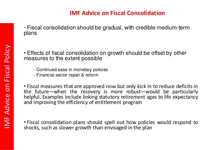 Image result for what is fiscal consolidation slideshare