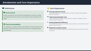 Comprehensive Fiscal Control and Accountability: Principles, Frameworks ...