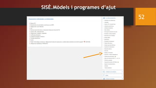 SISÈ.Mòdels i programes d’ajut
52
 