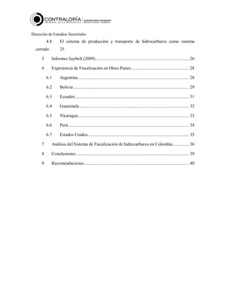 Fiscalización de hidrocarburos liquidos en colombia etapa de ...