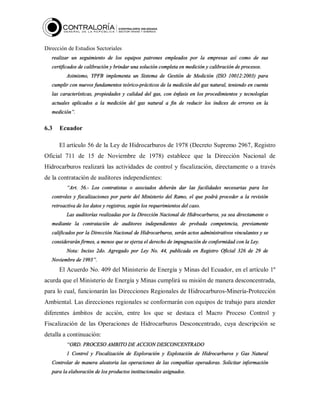 Fiscalización de hidrocarburos liquidos en colombia etapa de ...