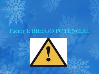 Factor 1:   RIESGO POTENCIAL 