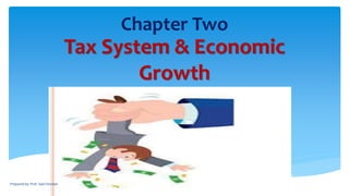 Chapter Two
Tax System & Economic
Growth
Prepared by: Prof. Said Ossman
 