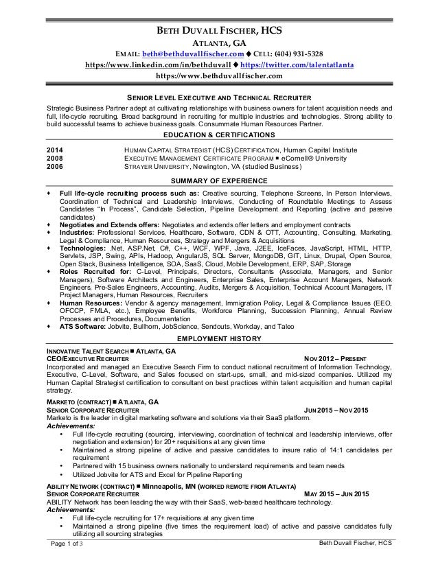 resume atlanta