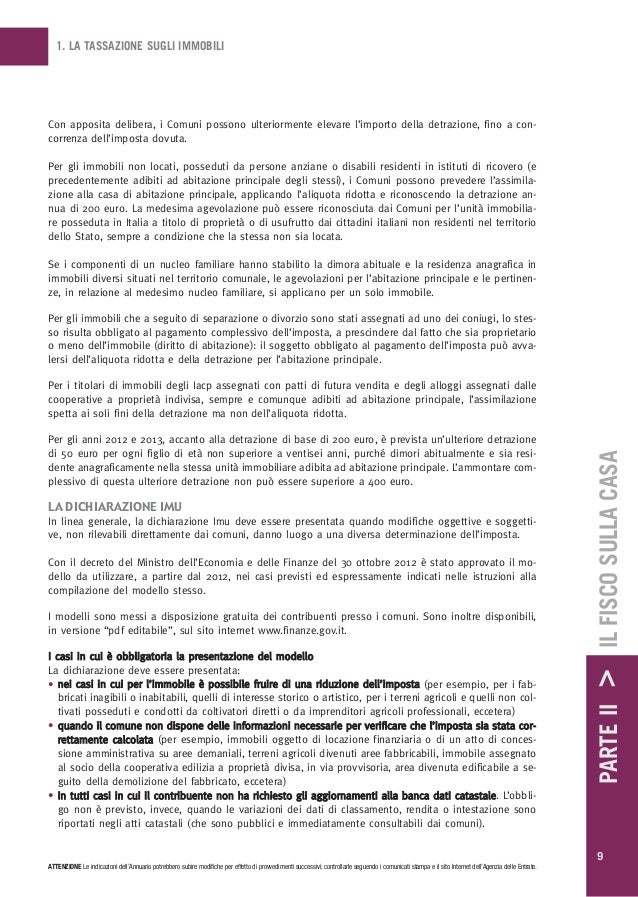 Fisco Sugli Immobili Annuario Del Contribuente